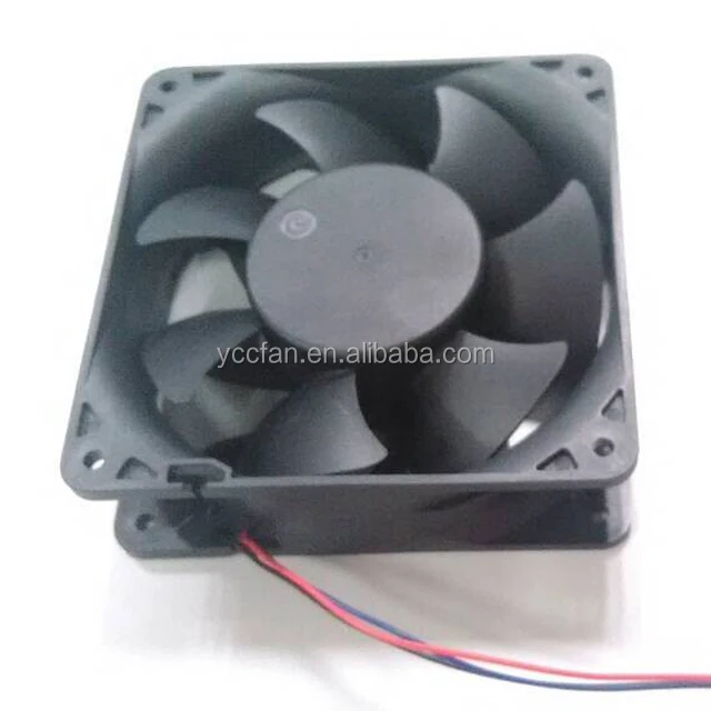 DC cooling fan 12038 1238 48V brushless motor 120X120X38mm with PWM FG RD
