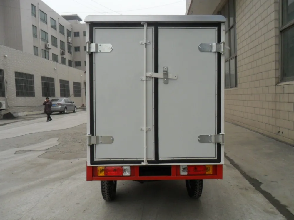 high quality Strong power cargo tricycle 3 wheel bicycle with closed box