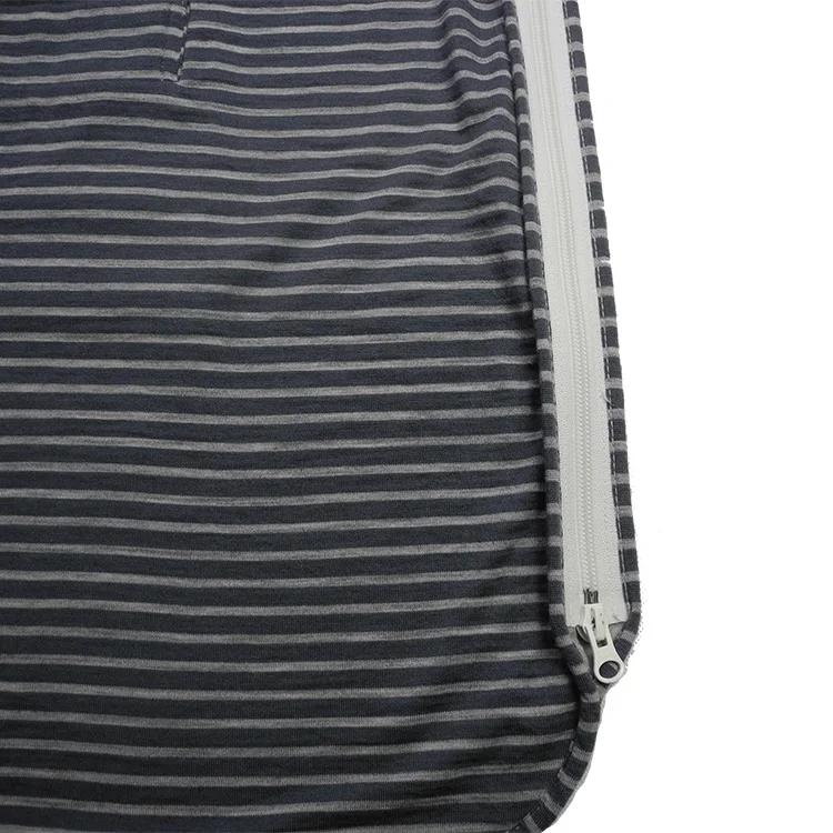 Solarwool Yarn Dyed Wool 100% Merino Baby Breathable Sleeping Bag Baby Products Custom Logo Spring Summer Autumn Sleeveless T/T