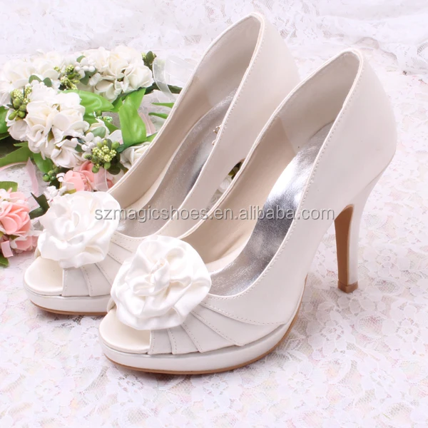 Beautiful Women High Heel Shoes With Flower