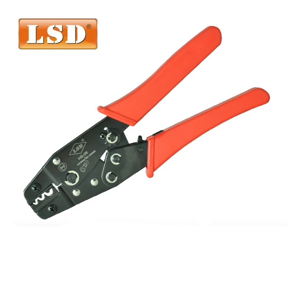export newest HS-06 hand crimping pliers for 1.25-6mm2 non-insulated cable connector easy use cable lug crimping tool