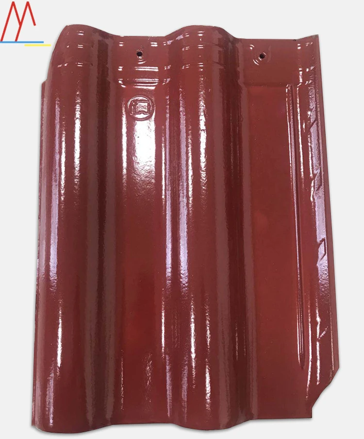 Manufacturer 415*315  Building Materials  composite chinese clay roof tile for Sale