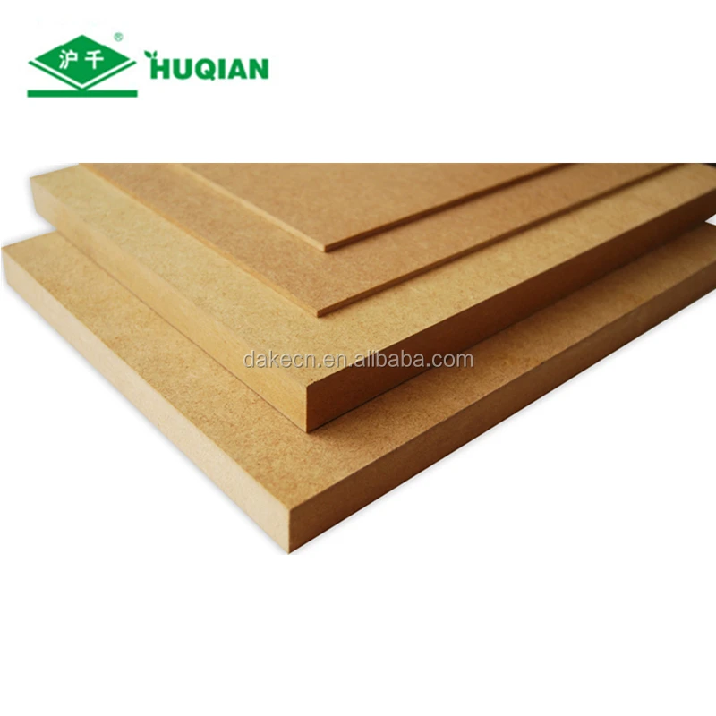 
18mm laminated mdf board of plate mdf raw price 