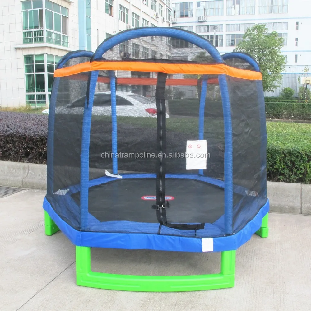 7FT trampoline with safety enclosure
