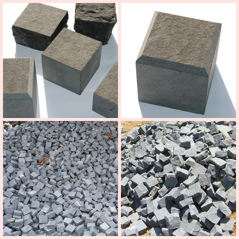 Chinese Cheap Outdoor Black Pavers for Driveway 10x10x5cm