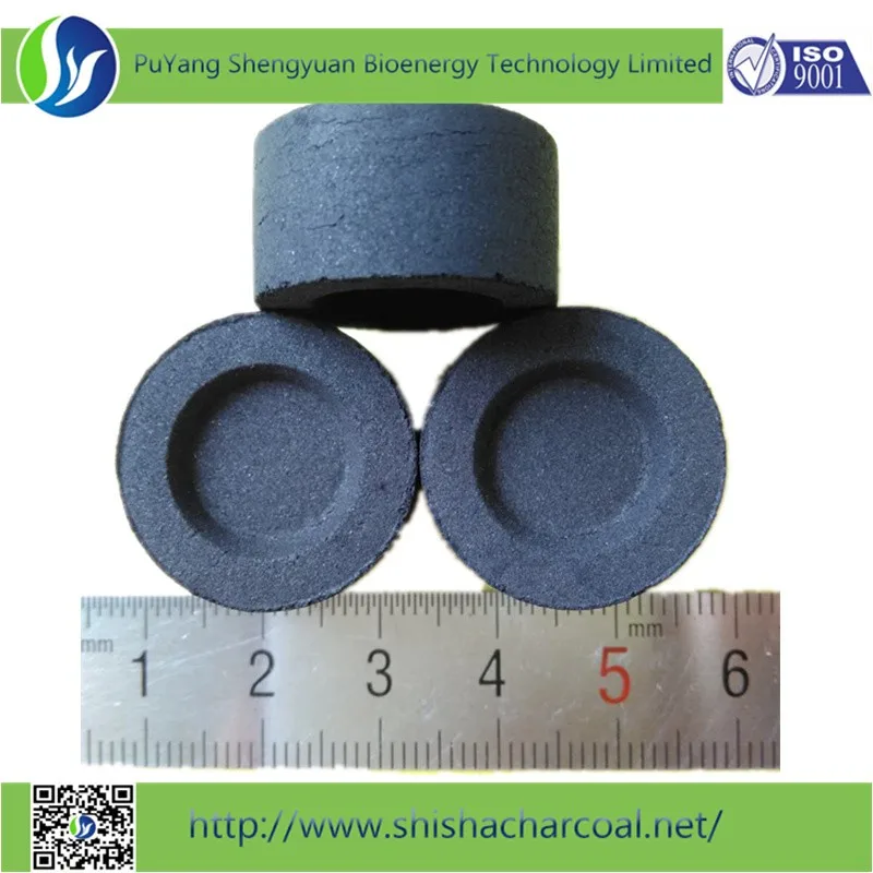 22 мм горячие продажи черный кальян, кальян уголь