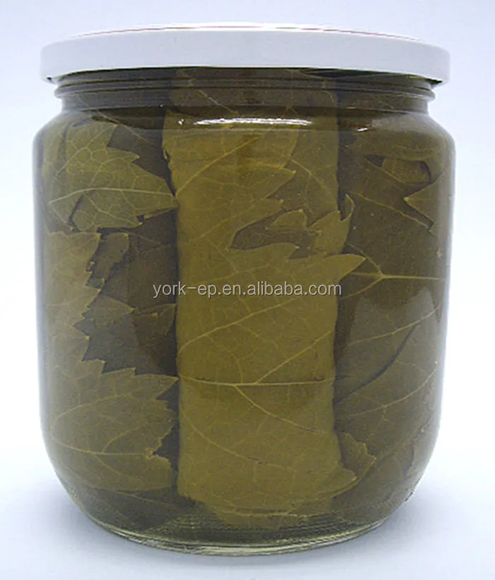 
High quality canned salty vine leaves 