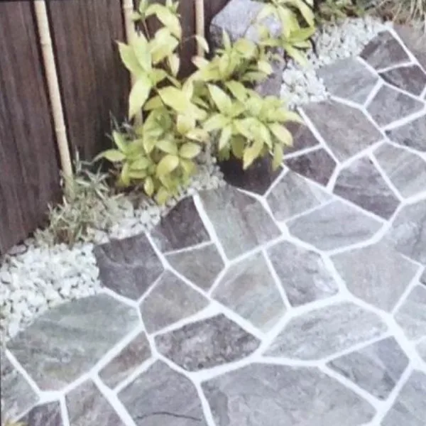
Japanese style yellow slate decorative flooring stone garden floor stone slate price m2 