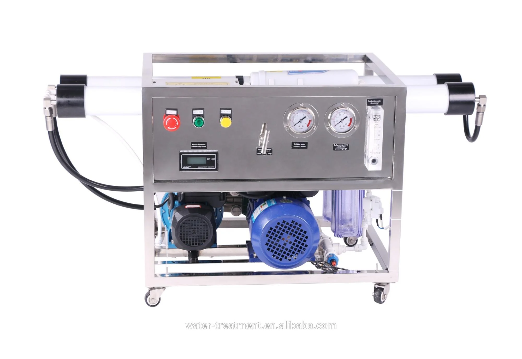 Система обратного осмоса воды 500LPD SWRO устройство для опреснения морской очистка питьевой