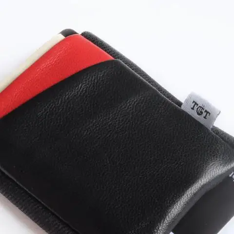 Magic minimalist card holder wallet genuine and pu leather elastic slim wallet