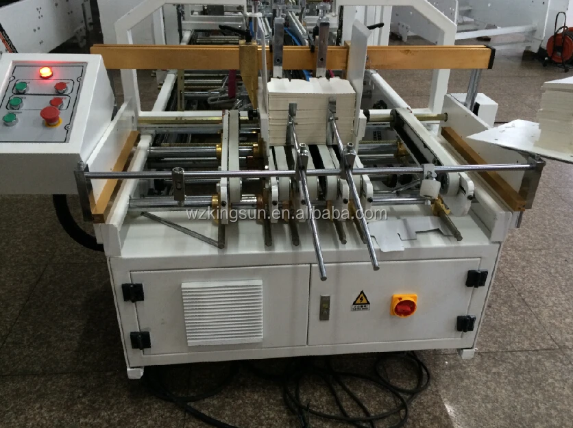 GDHH-1300 pre-folding and bottom lock box three point automatic folder gluer machine