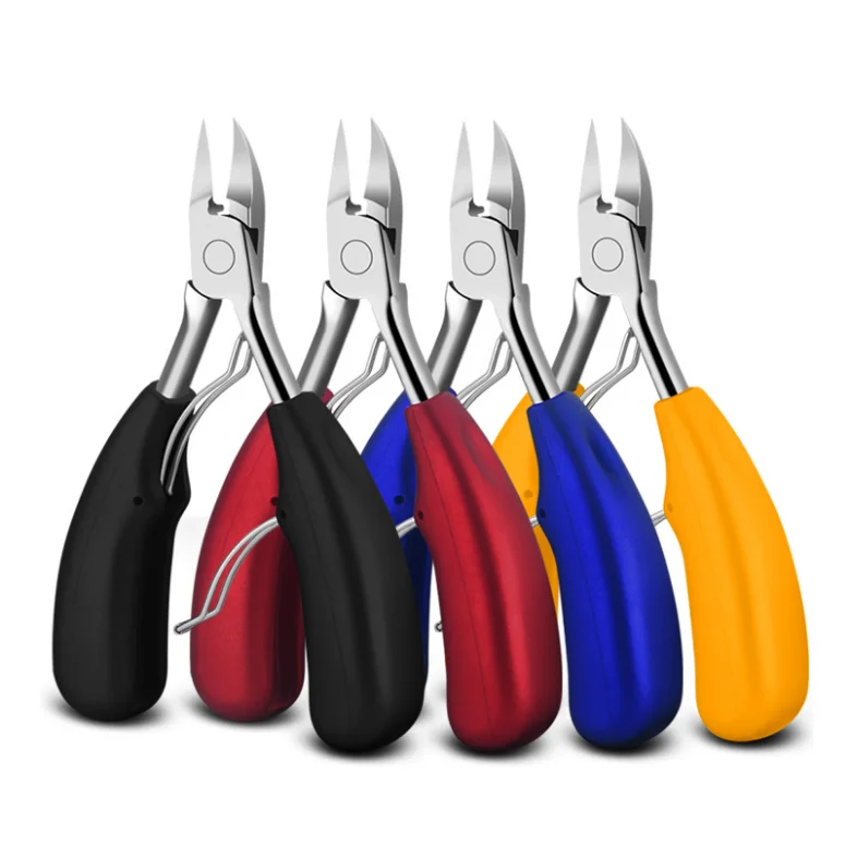 High Quality Stainless Steel Pedicure Care Tool Toe Nail Correction Nippers Cutters Heavy Duty Toenail Clippers