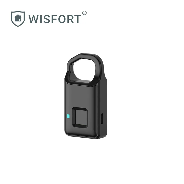 Hot Sale Intelligent  padlock USB Charged Cheap Zinc Alloy  Fingerprint Padlock Smart padlock