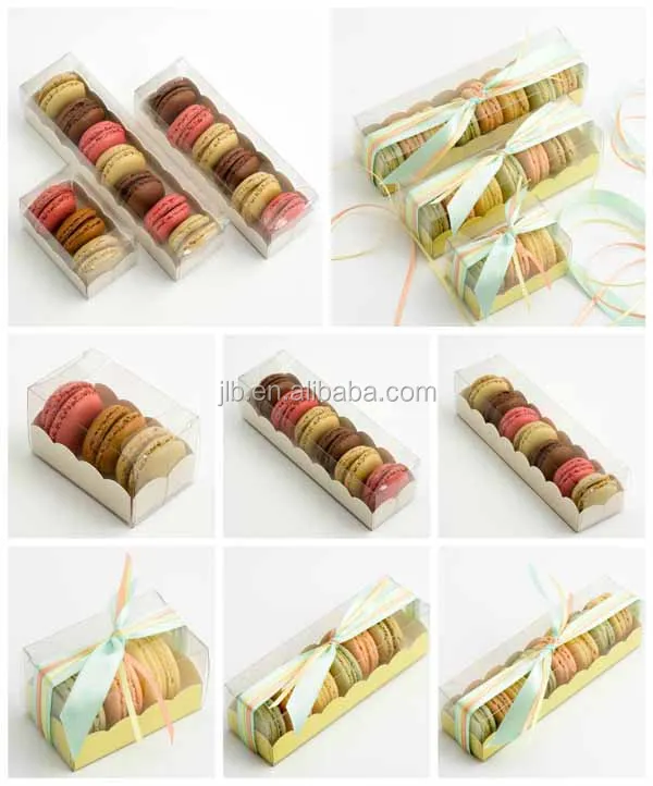 2020 plastic box for macarons/clear plastic macarons box/plastic gift box