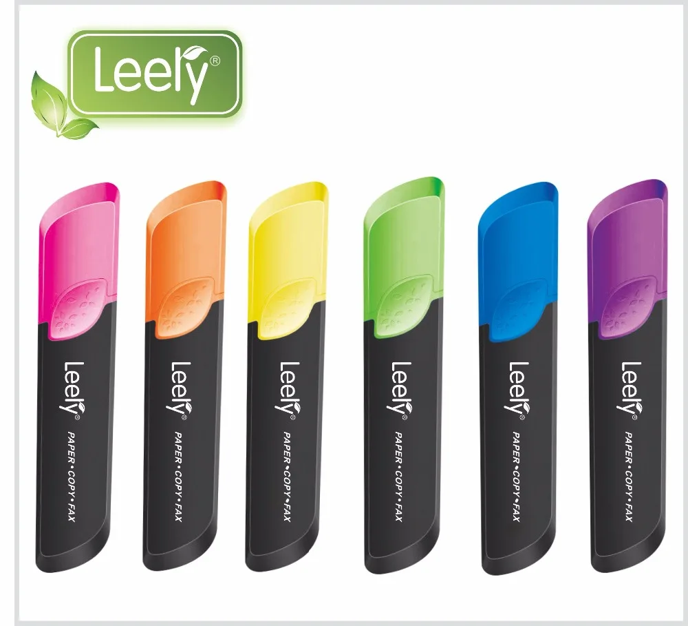 S00130 new item economical fluorescent colorful highlighter marker pen