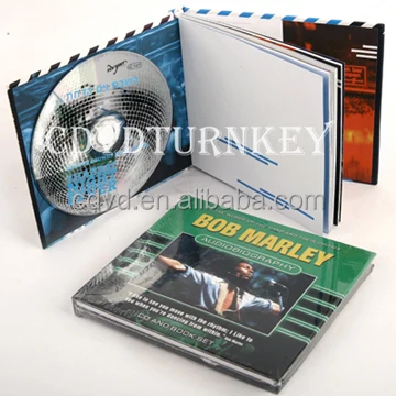 audio CD digipak + Book+ slipcase box packaging service