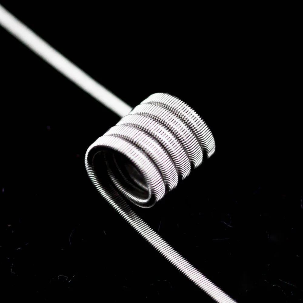 
2018 new product Ni80 dual 28 fused clapton prebuilt coil clapton vape pen wick 