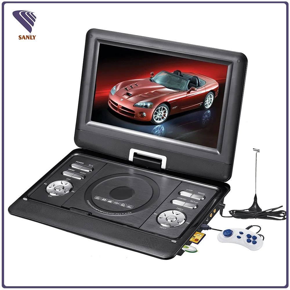 Comfortable new design battery powered portable dvd player aa 20 inch