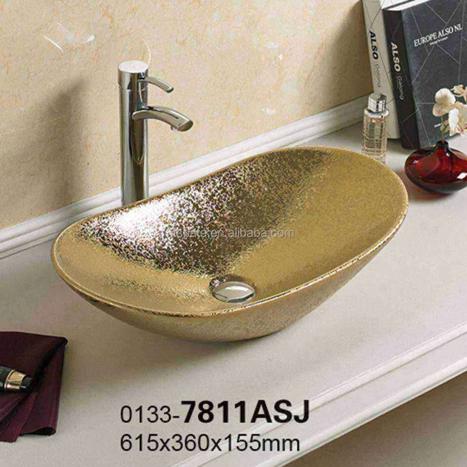 7811AH Vessel shape Grey lavatory wash basin bathroom vanity Concrete shampoo sink