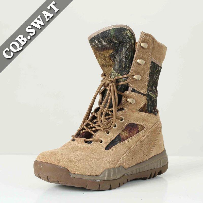 9 inch Ankle Combat Boots Camouflage USA Jungle Sand Safety Boots