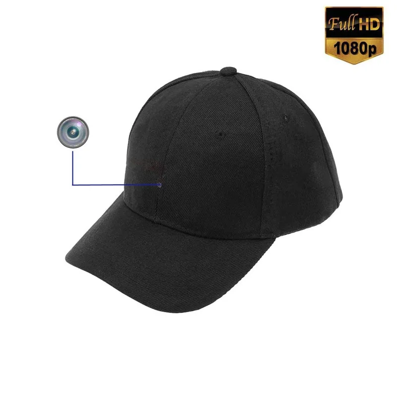 Portable DV Spy 1080P hd Mini Hidden Camera hat with 16GB meory built in