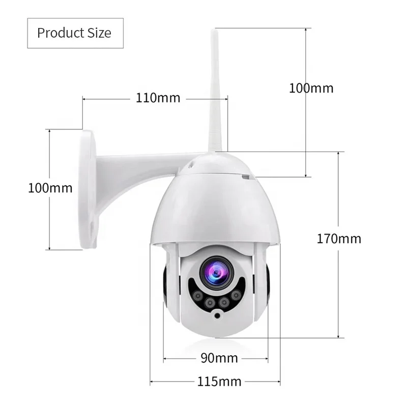 1080p wireless ip camera cloud wifi camera smart auto tracking human home security surveillance cctv network