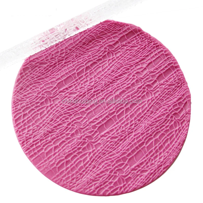 Crocodile print mini non-stick acrylic rolling pinnon-stick acrylic rolling pin