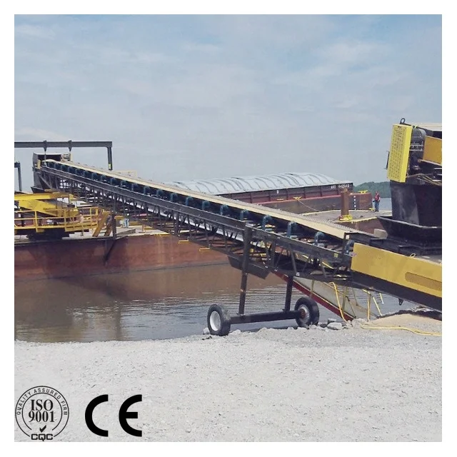 Portable Stone Conveying Machine Soil Belt Conveyor Coal Unloading Equipment