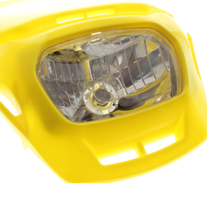 The light bulb type 12V 20W motorcycle head light fits all Dual sport motorcycles dirt bikes Street fighter naked motorcycles