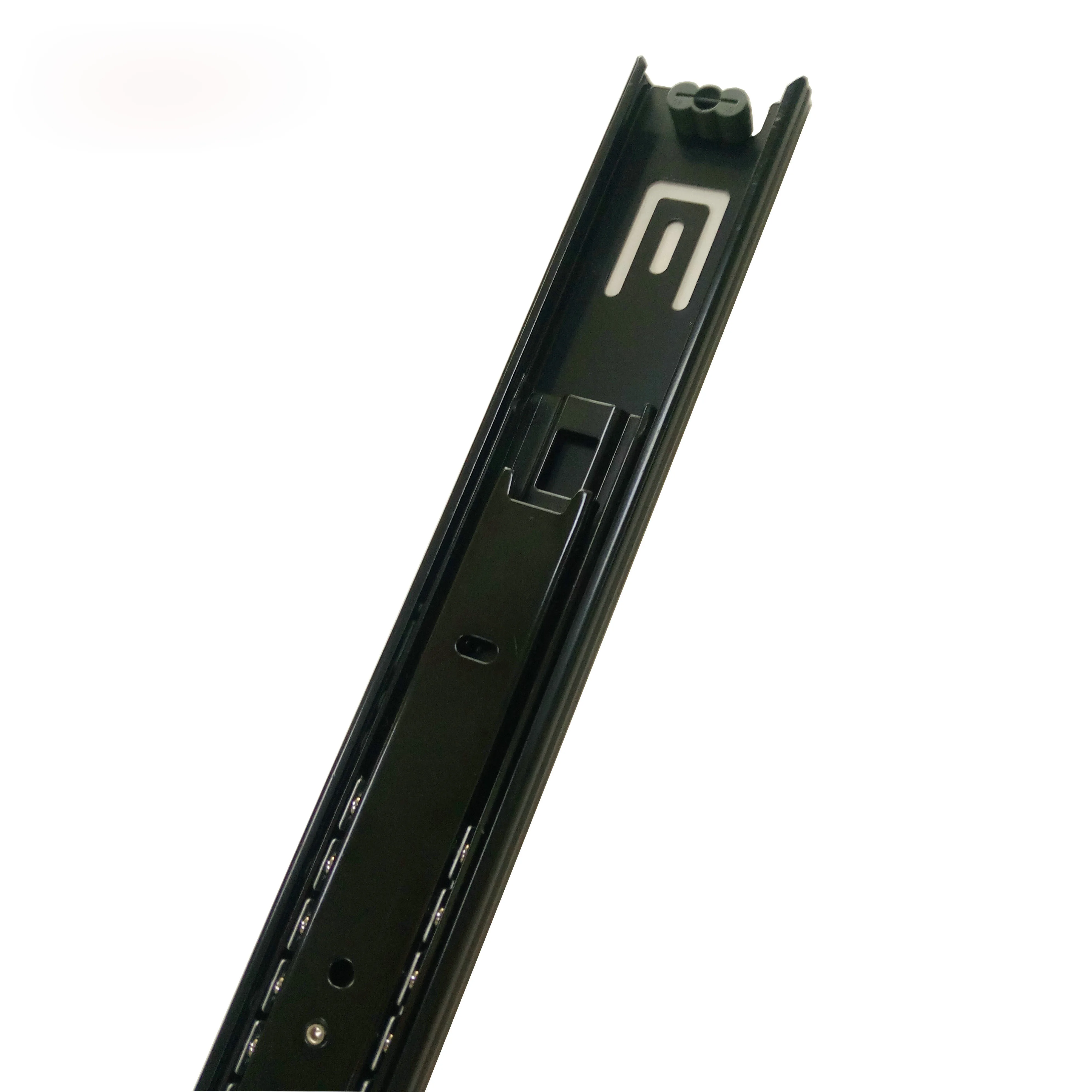 45mm electrical drawer slides 3-folds telescopic channel rail kitchen cabinet slider drawer