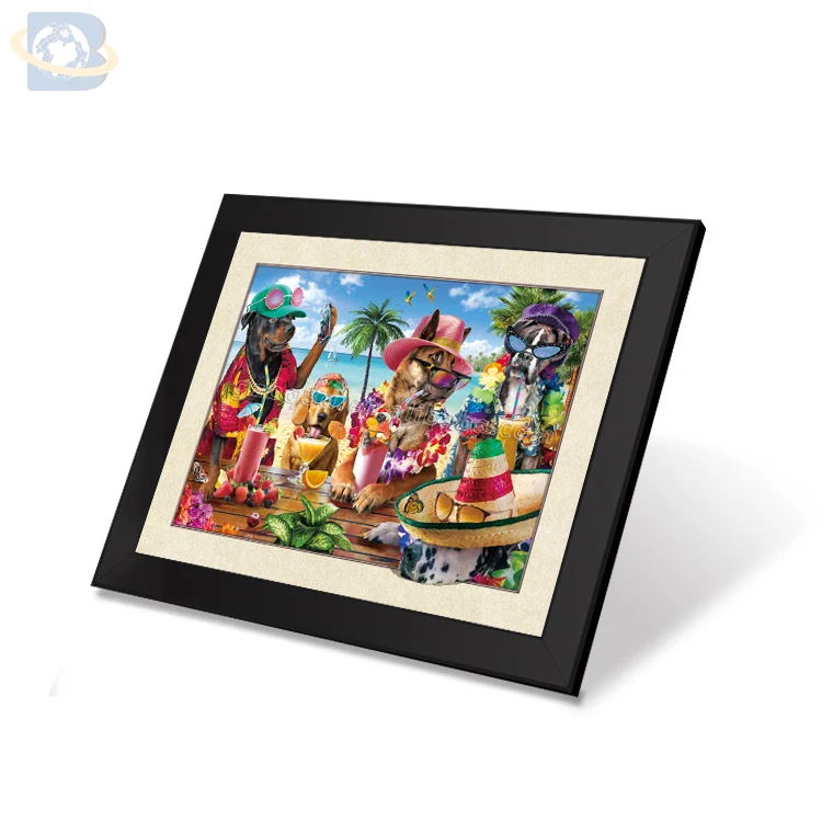 
3d animated picture of dogs 3d 5d three d lenticular pictures of animal,home decoration 