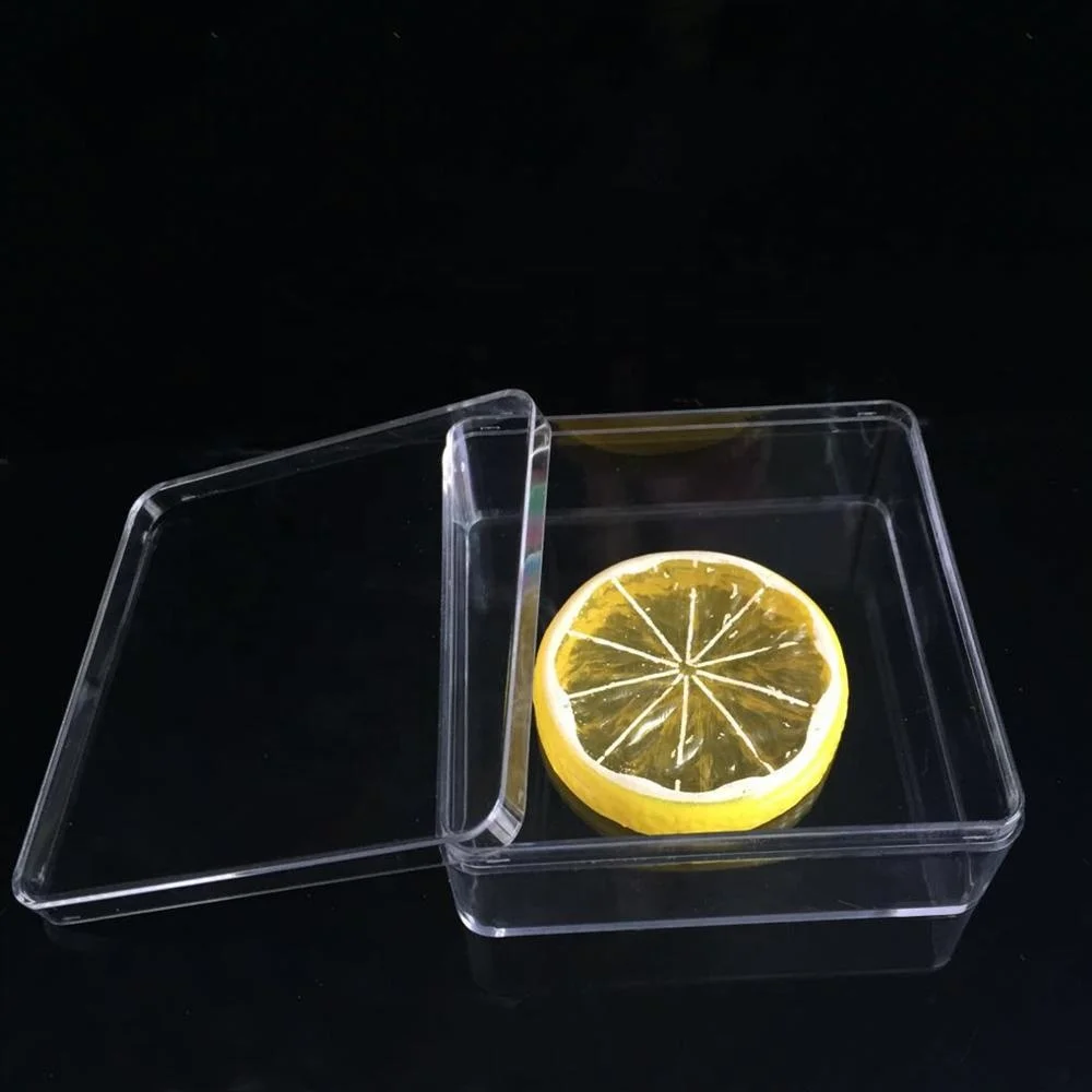 Souvenir square Gift Plastic Box Plastic Saffron Box