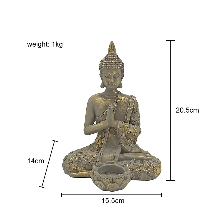 Custom Handmade Decorative cement clay  buddha statues garden buddha india