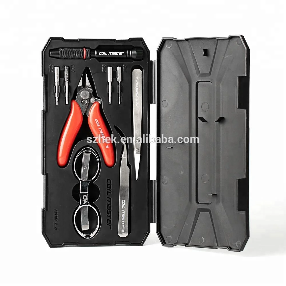  100% оригинальная катушка Master DIY KIT MINI V2 2018 новейший простой набор инструментов для вейпа-все в наличии CoilMaster свяжитесь с нами получения лучшей
