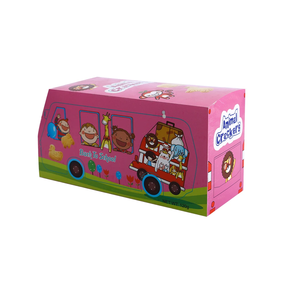
Car Box Packing Mini Animal baby biscuit crackers 