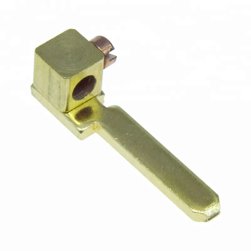 brass electrical contact pin,screw terminal electrical plug insert pin,plug pin part
