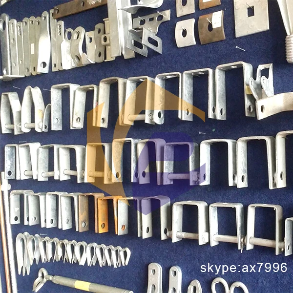Bracket for Electric Power Line/ Single Spool Insulator Clevis D Iron Carbon Steel,carbon Steel 0.44-10.5KG 70-600 KN Standard