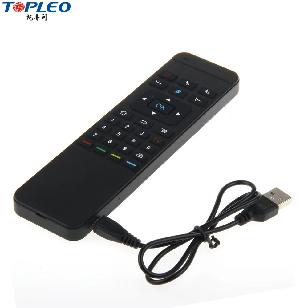 Универсальный 2.4 г master tv fly air mouse remote control для android box с воздуха мышь клавиатура подсветкой
