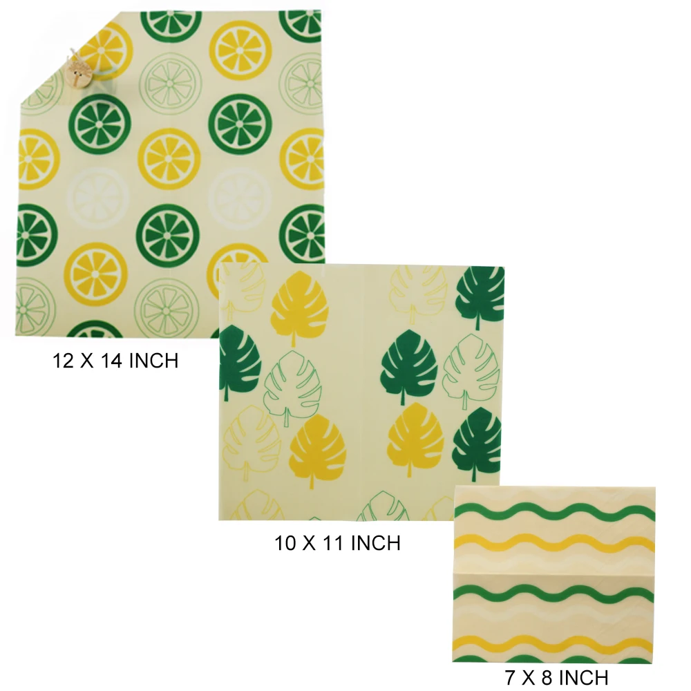 Устойчивые экологически чистые продукты, многоразовая пищевая обертка для веганов/пищевые обертки из соевого воска/пищевые обертки из пчелиного воска