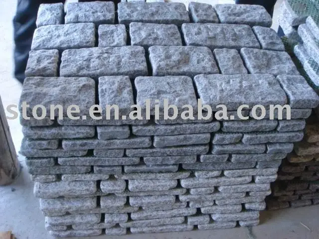 
Natural Tumbled G603 Granite Flagstone Granite Paver on net 
