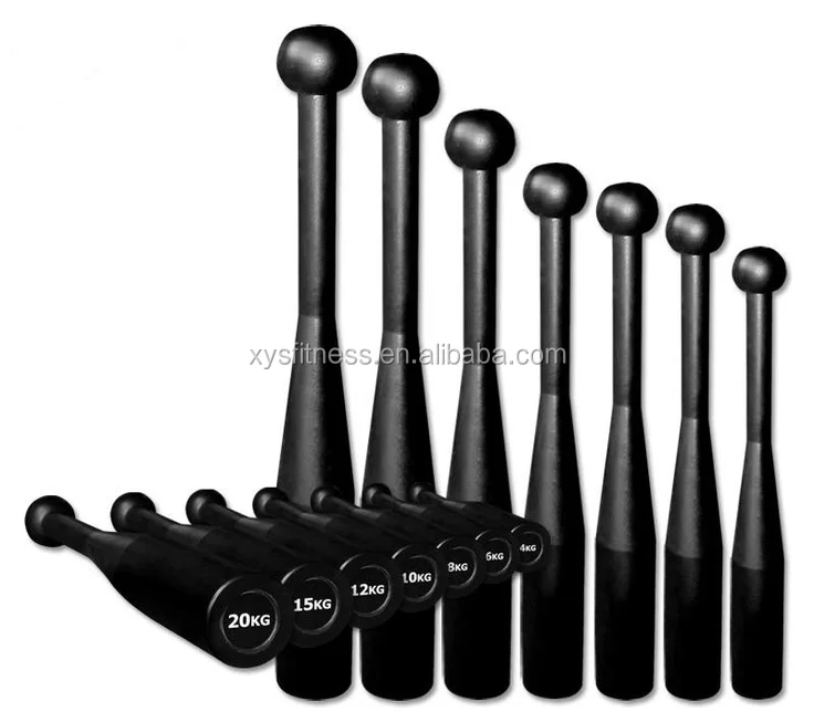 Wholesale clubbell Training fitness powder coated for gym steel clubbell for sale