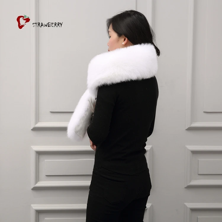 Hot Sale Customize Real Fox Fur Fashion Scarf