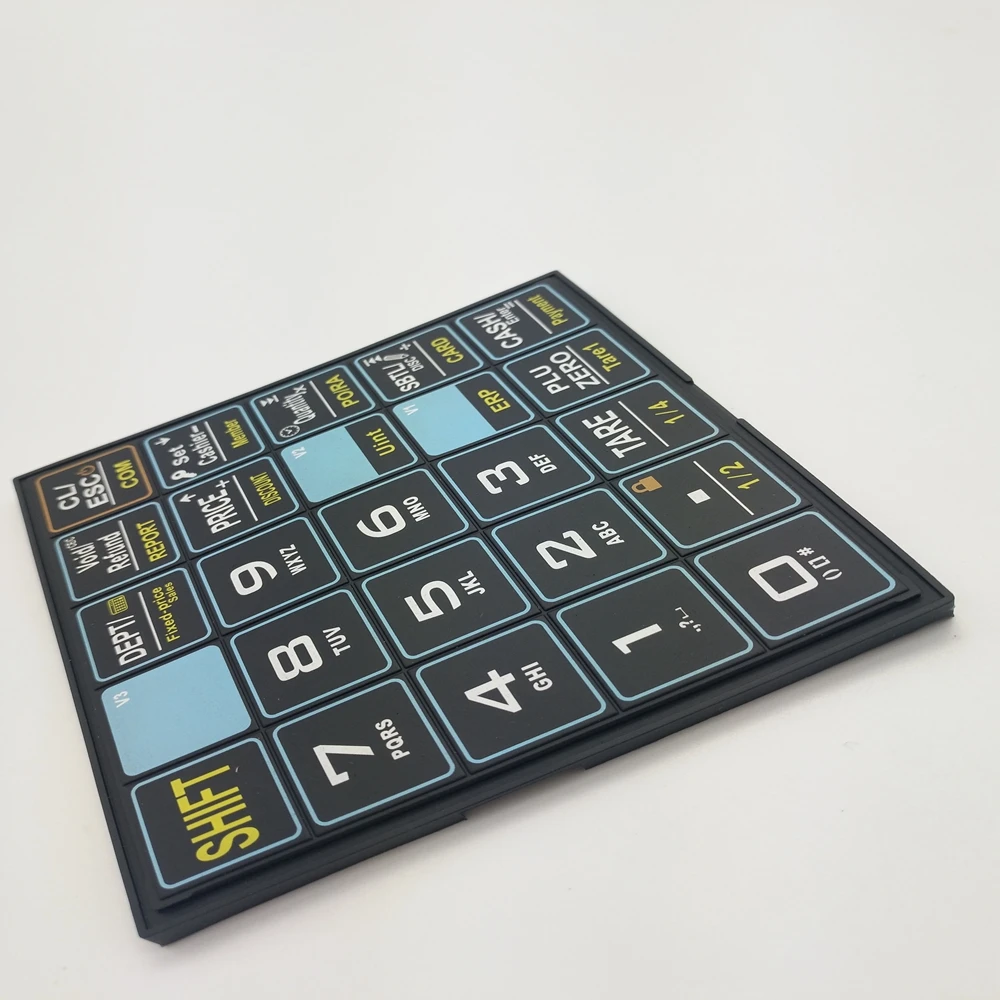 High Quality Conductive Remote control keypad various shape remote controller vending machine keypad silicone rubber keypad