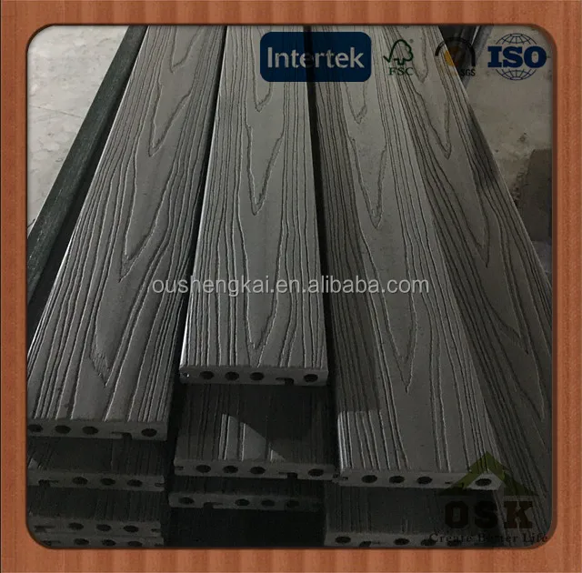 new wood plastic composite decking china wpc floor tiles deep embossed 3D