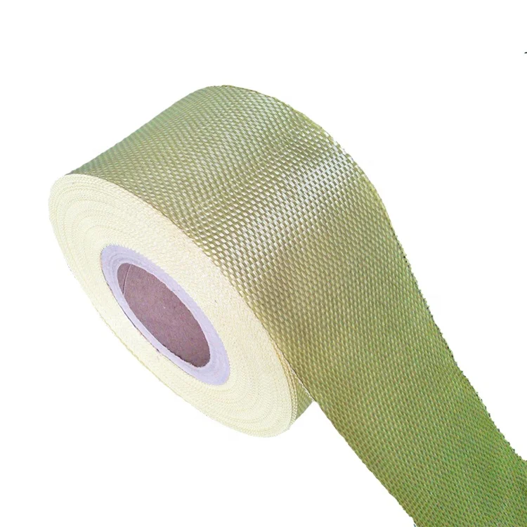 Para Aramid 1500D 12gsm High Strength Aramid Fiber Tape