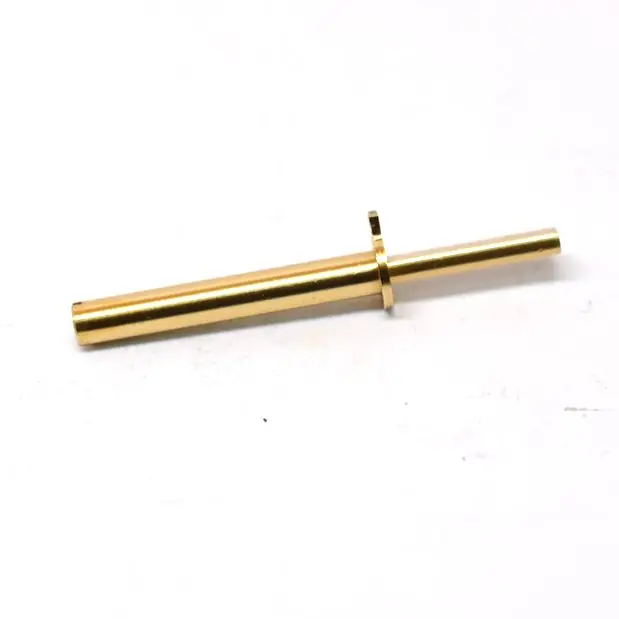 Чертеж поворотные детали на заказ позолоченный медный испытательный штифт