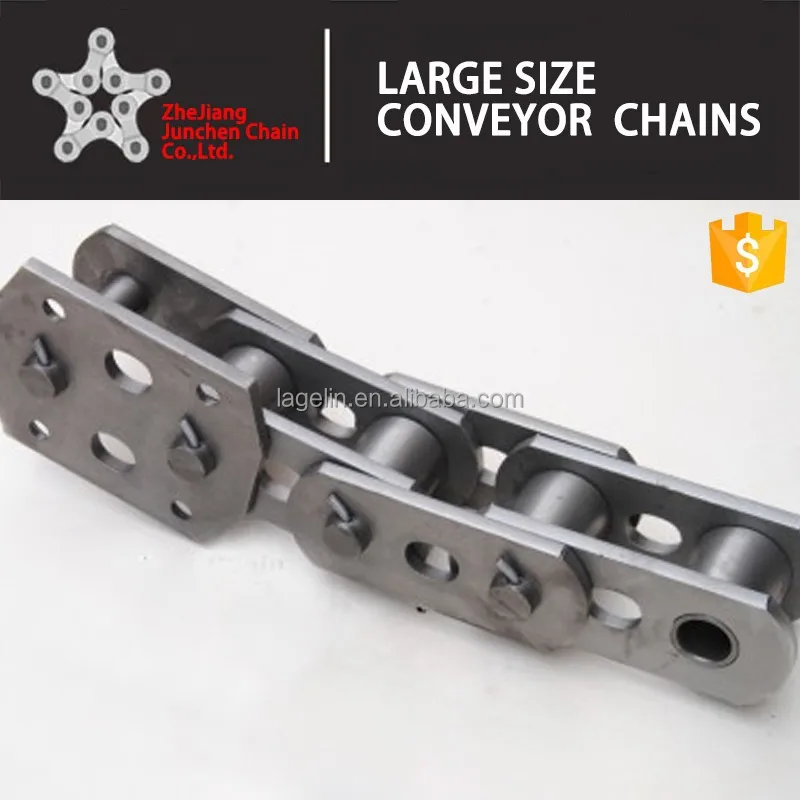 
NSE series Large Size cement bucket elevator conveyor chain with attachments 