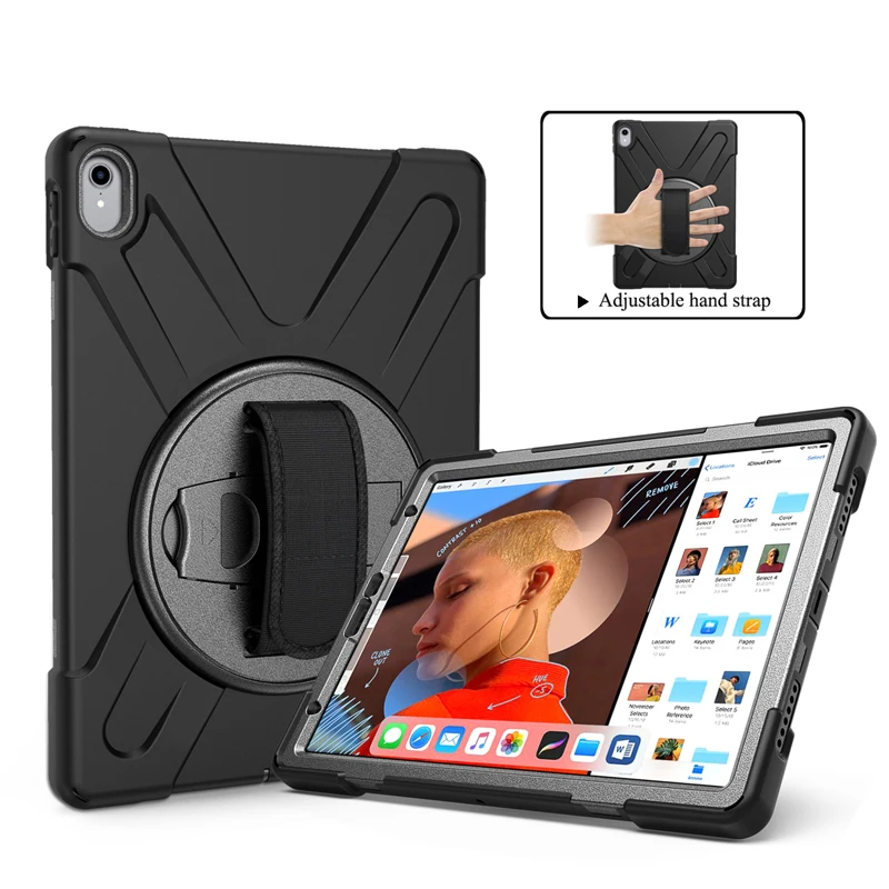 
Heavy duty Rugged Rotation Stand Tablet PC Case for iPad pro 11 inch 2018 