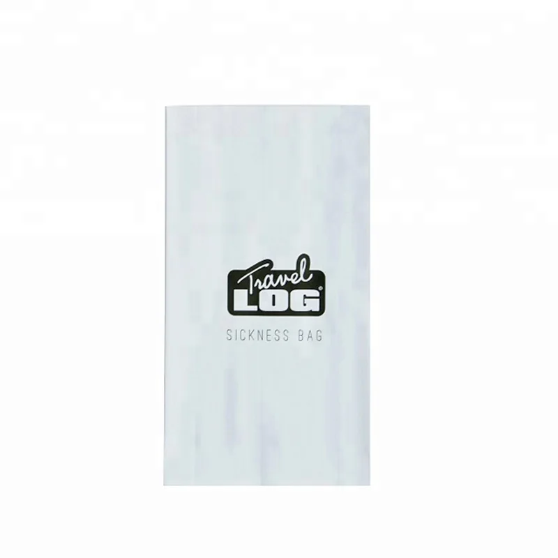 custom printed disposable airsickness bag/vomit bag/barf bag