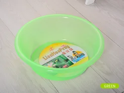 Wholesaler bathroom stackable bath water plastic hair wash basin for sale